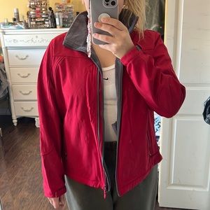 Fur lined wind breaker